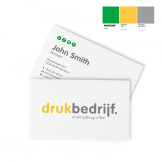 100x visitekaartjes pms (100 st) drukken