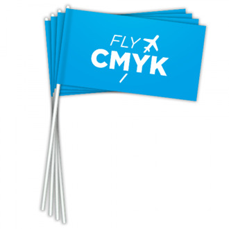 100x vlaggetjes met logo voor jouw feest of evenement! (100 st) drukken