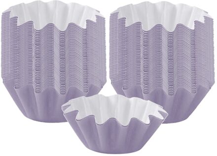 100x Wax Smelt Warmer Liners Herbruikbare Kaars Popper Liner Lekvrij Wax Lade Voor Geurende Wax Elektrische S, plug In Warmers licht paars