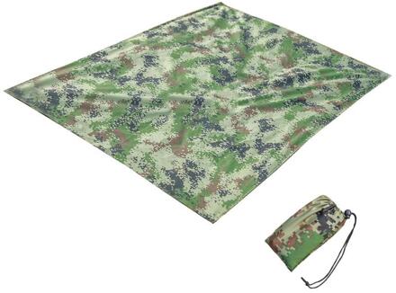 100X145Cm Outdoor Pocket Picknick Camping Waterdicht Vocht Mat Camouflage Strand Deken Folding Cover Beddengoed