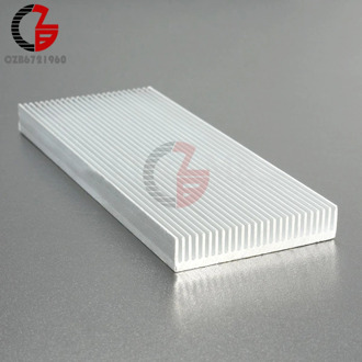100x41x8mm Aluminum Heatsink Radiator Heat Sink for Speed Controller Circuit Board LED Driver Power IC Transistor Computer