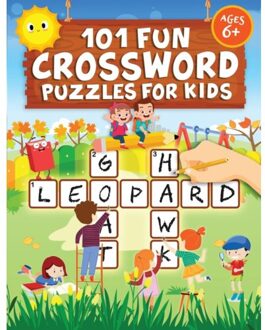 101 Fun Crossword Puzzles For Kids - Trace, Jennifer L