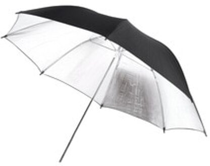 102 Cm/40 Inch Studio Foto Strobe Flash Light Reflector Zwart Zilver Zachte Paraplu