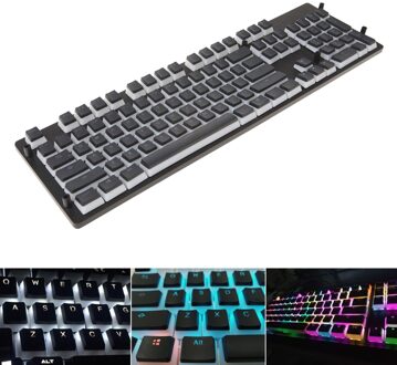 104 Ansi Layout Pbt Dubbele Huid Melk Shot Backlit Keycap Voor Oem Cherry Mx