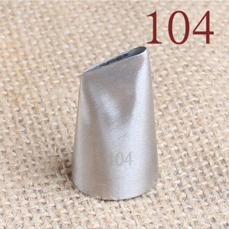 #104 Rose Petal 304 Rvs Pastry Nozzles Diy Cake Decorating Piping Nozzles Fondant Cupcake Icing Gereedschappen