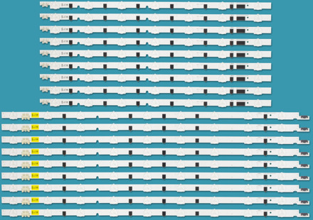 1040mm LED Backlight Lamp strip 16leds For Samsung UA50F5080AR BN41-02028A HF500BGA-B1 2013SVS50F 50 inch LCD TV D2GE-500SCB-R3