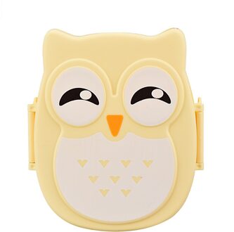 1050 Ml Draagbare Gezonde Uil Lunchbox Voedsel Container Opbergdoos Draagbare Bento Box Magnetron Servies Foodbox Voedsel Opslag