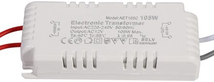 105W Elektronische Transformator Dimbare 220V-12V Halogeen Licht Lamp Driver Voeding Volatage Converter