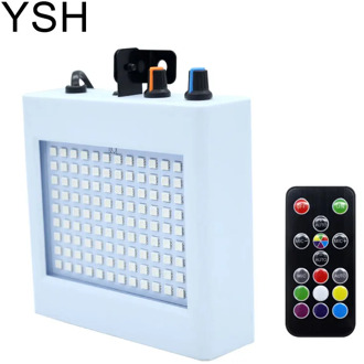 108 LED Mixed Flashing Stage Lights Remote Sound Activated Disco Lights for Festival Parties Lights Wedding KTV Strobe Lights