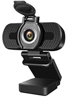 1080P Computer Camera Live Video Webcam Met Cover Abs Optische Lens Plug En Play Volledige Digitale Ruisonderdrukking Microfoon