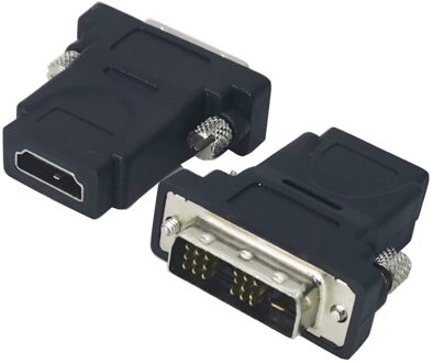 1080P Dvi Naar Hdmi Adapter Converter Dvi 18 + 1 Single Link DVI-D Naar Hdmi Adapter 1080P Converter