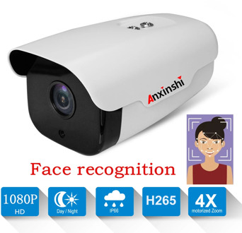 1080P face recognition IP Camera Starlight 2mp smart analysis onvif network camera 4X zoom can save and identify 10,000 faces