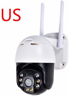 1080P Hd Zoom Ptz Ip Camera Wifi Outdoor Detection Alert Cctv Camera Kleur Ir Licht Audio Beveiliging Surveillance Camera US