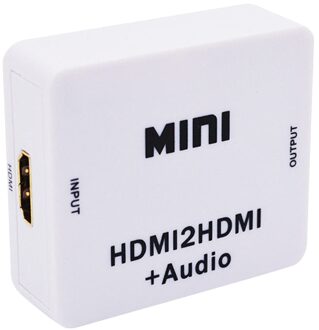 1080P Hdmi Extractor Splitter Hdmi Digitale Naar Analoge 3.5Mm Out Audio Hdmi2Hdmi