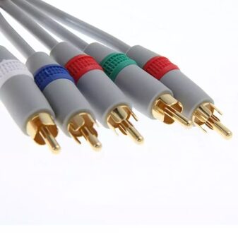 1080P Hdtv Audio Video Av 5RCA Kabel High-Definition Hd Component Kabel Voor Nintendo Wii Console Gaming Accessoires