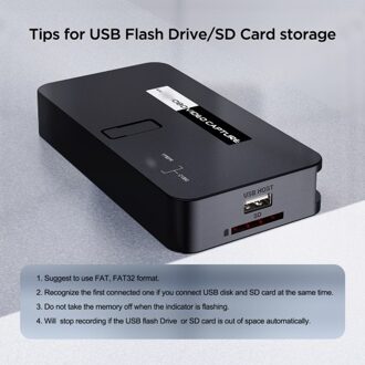 1080P High-Clear Video Capture Card High-Clear Game Recorder Cam Link USB Video Capture Device Compatible with Xbox PS4 TVs Projector Etc. Support Mic in for Commentary No PC Required with Remote Control