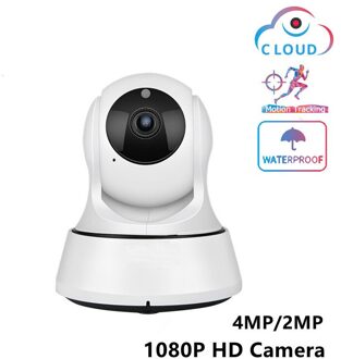 1080P Ip Camera Beveiliging Camera Wifi Draadloze 4MP/2MP Camera Surveillance Ir Nachtzicht P2P Babyfoon Huisdier camera 2MP HD lens and128G