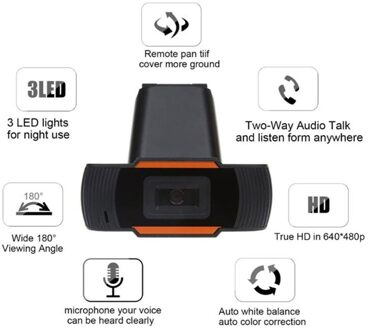 1080P USB2.0 Web Camera Hd Camera Web Cam Mic Clip-On Voor Computer Laptop Web Camera 360 Graden usb Biuro Domowe TYP 10