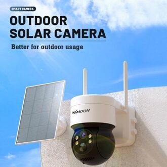 1080P Wireless Solar Panel Security Camera Wireless Rechargeable Battery Camera 2MP WiFi Home Security Camera with PIR Human Detection Two Way Audio Remote Access