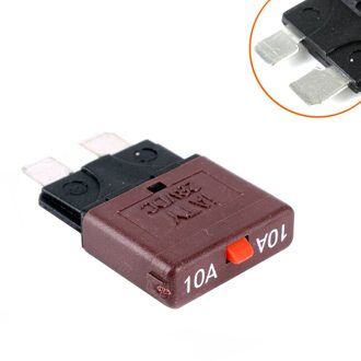 10A Zekering 12 v/24 v Past Circuit Breaker Blade Automotive Auto Kit Resettable Inline Zekeringhouder Bescherming Stereo handmatige Reset