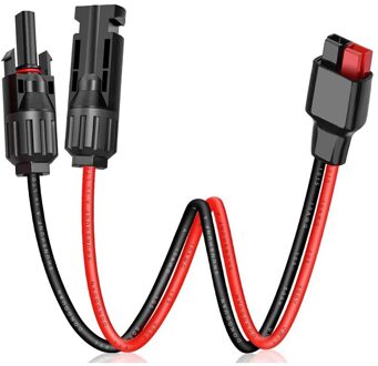 10AWG Zonnepaneel Kabel Connector Kit, Compatibel Met MC4 Connector En Anderson Powerpole Poort, Solar Connectoren Kabel