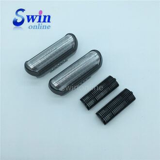 10B/20B Scheerapparaat 2x Folie en 2x blade voor BRAUN CruZer3 Z4 Z5 180 190 1735 1775 Z40 1000 scheerapparaat scheermes