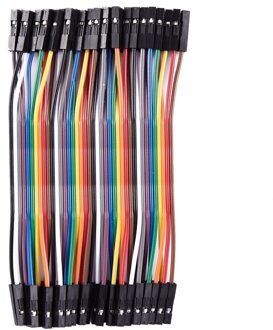 10Cm 2.54Mm Vrouwelijke Aan Vrouwelijke Dupont Wire Jumper Kabel Voor Arduino Broodplank