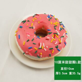 10Cm Kunstmatige Donut Voedsel Chocolade Taart Zoete Roll Kunstmatige Mini Squishy Donut Simulatie Model Fotografie Decoratie Props 10cm xigua rood keli