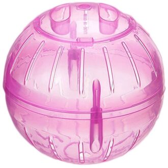 10Cm Mini Hamster Trotting Bal Speelgoed Jogging Pet Chinchilla Cavia Mini Draf Bal Hamster Levert rood