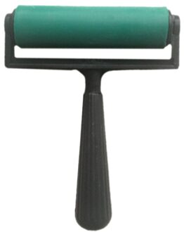 10Cm Printmaking Rubber Roller Brayer Ambachtelijke Projecten Inkt En Stempelen Gereedschap (Rood) groen