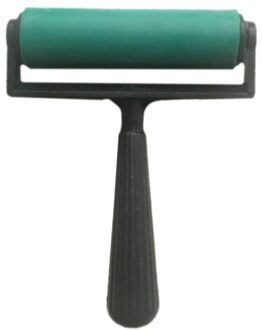 10Cm Printmaking Rubber Roller Brayer Ambachtelijke Projecten Inkt En Stempelen Gereedschap (Rood) groen