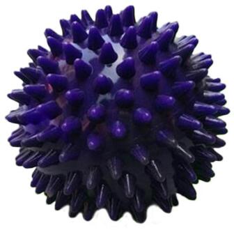 10Cm Yoga Pilates Massage Bal Gym Thuis Fitness Grip Training Draagbare Fysiotherapie Bal Hand Voet Massage Pijnbestrijding paars