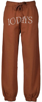 10Days Stijlvolle Jogger 10Days , Brown , Dames - 2Xs/Xs