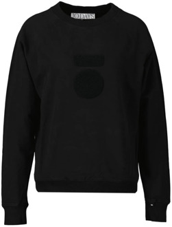 10Days Stijlvolle Sweater 10Days , Black , Dames - Xl,L,M,S