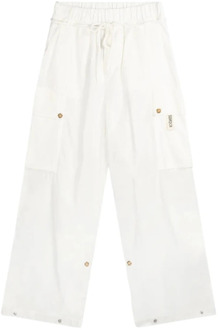 10Days Tapered Trousers 10Days , White , Dames - M,2Xs