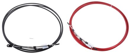10ft, Throttle Shift Controle, Boot Motor Kano Kabel, Afstandsbediening Fit Voor Yamaha Buitenboordmotor Boten, zwart + Rood
