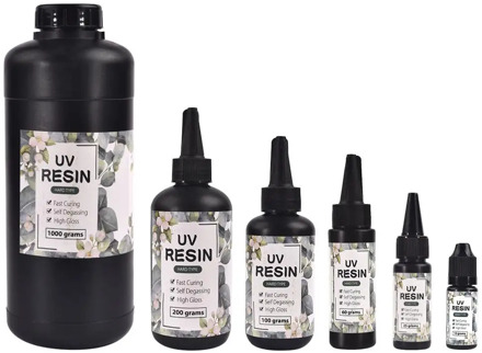 10g/25g/60g/100g/200g Quick-Drying UV Resin Glue Clear Hard Resin Glue For DIY Epoxy Resin Jewelry Making Handmade Crafts