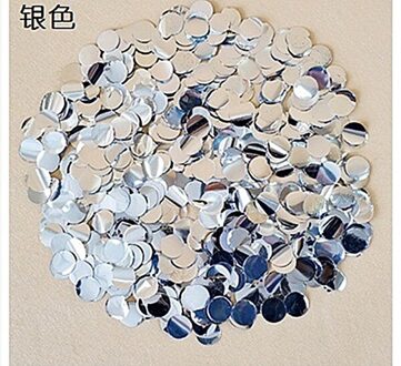 10G Gouden Hart Confetti Bruiloft Confetti Scatter Voor Verjaardagsfeestje Valentijnsdag Bruiloft Tafel Decoratie Benodigdheden zilver