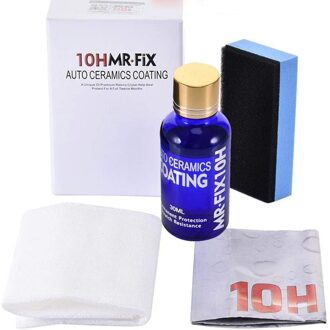 10H Hardheid Keramische Jas Auto Glas Coating Super Hydrofobe Vloeistof Jas Paint Care Duurzaamheid Anti-Corrosie Coating Set 30ml kit met doos