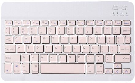 10Inch Draadloze Bluetooth3.0 Toetsenbord Engels Russisch Ultradunne Telefoon Tablet Pc Toetsenbord Voor Android Windows Voor Mac-Ipad Ios K203PK