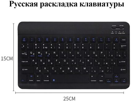 10Inch Draadloze Bluetooth3.0 Toetsenbord Engels Russisch Ultradunne Telefoon Tablet Pc Toetsenbord Voor Android Windows Voor Mac-Ipad Ios K204B