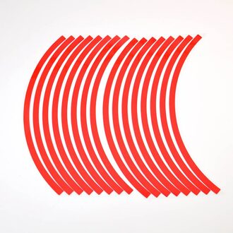 10inch Motorfiets Wielnaaf Stickers Auto Decors Wiel Stickers 16 Strips Waterdichte Sticker 01