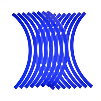 10inch Motorfiets Wielnaaf Stickers Auto Decors Wiel Stickers 16 Strips Waterdichte Sticker 03