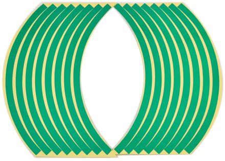 10inch Motorfiets Wielnaaf Stickers Auto Decors Wiel Stickers 16 Strips Waterdichte Sticker 04