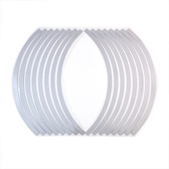 10inch Motorfiets Wielnaaf Stickers Auto Decors Wiel Stickers 16 Strips Waterdichte Sticker 06