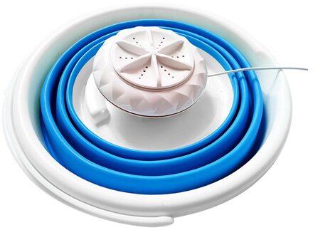 10l Opvouwbare Emmer Turbo Wasmachine Usb Opladen Voor Mini Draagbare Persoonlijke Turbo Washer Bad 32X32X24cm Lichtgewicht