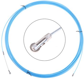 10M/15M/20M/30M/50M Blauw Elektricien Tape Leiding Ducting Kabel puller Gereedschap Met Wiel Duwen