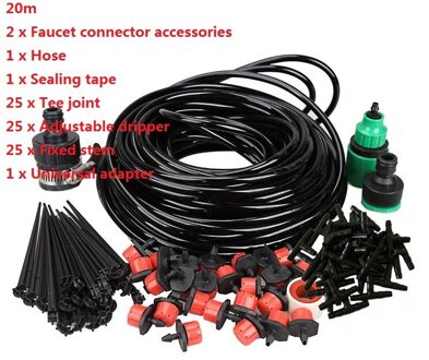 10M/20M Diy Micro Drip Irrigatiesysteem Plant Self Watering Tuinslang Gereedschap Tuin Watering accessiories