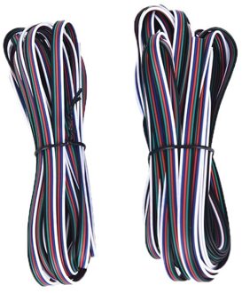 10M/33ft 4-Pin Led Elektrische Lijn-Verlengkabel Cord Draad Voor Rgb Led Strip Verlichting 5050 3528, 22 Awg