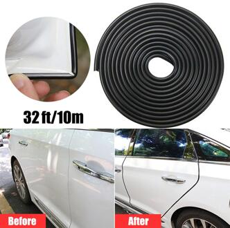 10M Auto Deur Edge Trim Molding Rubberen Afdichting Strip Scratch Protector Guard Decor Strip